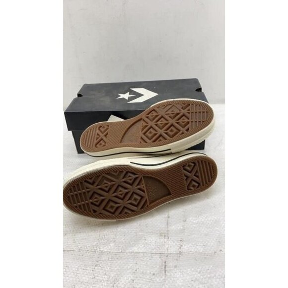 CONVERSE Chuck Taylor All Star Low Top Lace Woven Platform Lift Multi Sneakers - Picture 4 of 8